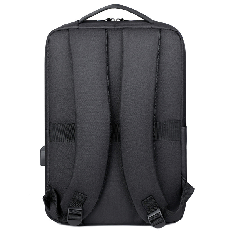 Mochila mochila de computadora de color sólido mochila de gran capacidad de negocios urbana Simple Mochila De Los Hombres al por mayor