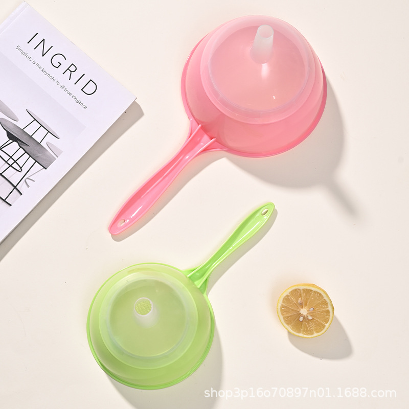 Embudo de Filtro para Cocina de Plástico Multifunción