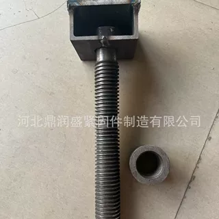 钢模板后扩底丝杠42*350材质45钢 台车对拉杆丝杠 正反扣丝杠细扣