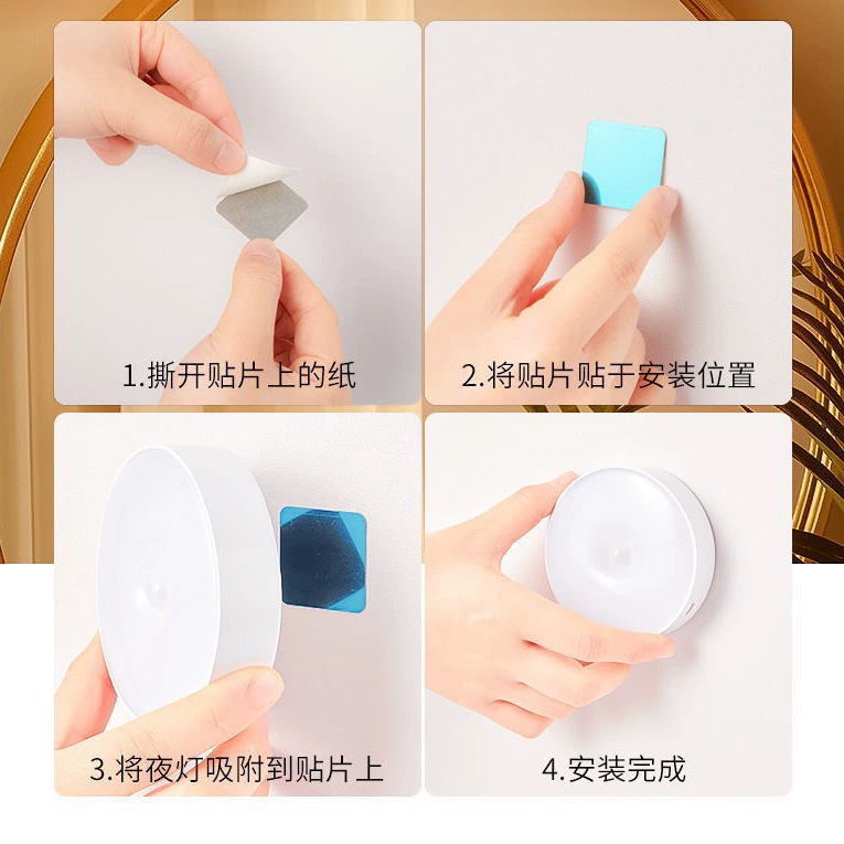 Rechargeable LED table lamp, student bedside reading light, touch/sensor, eye-protection 1W