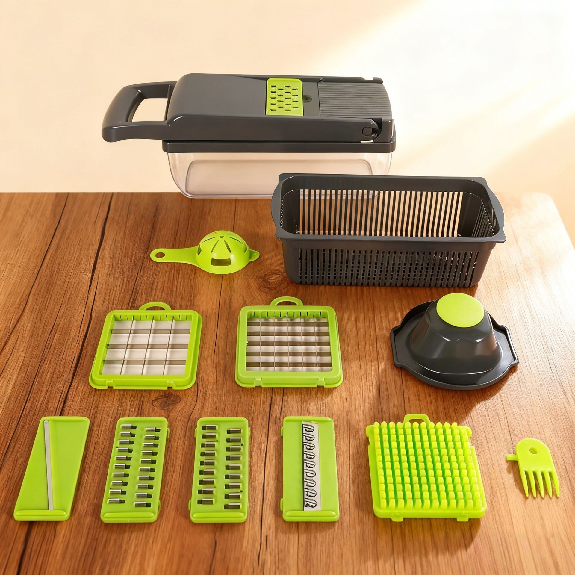 Cortador de verduras multifuncional cortador de verduras duradero ajo cebolla raspador de papas accesorios de cocina para el hogar
