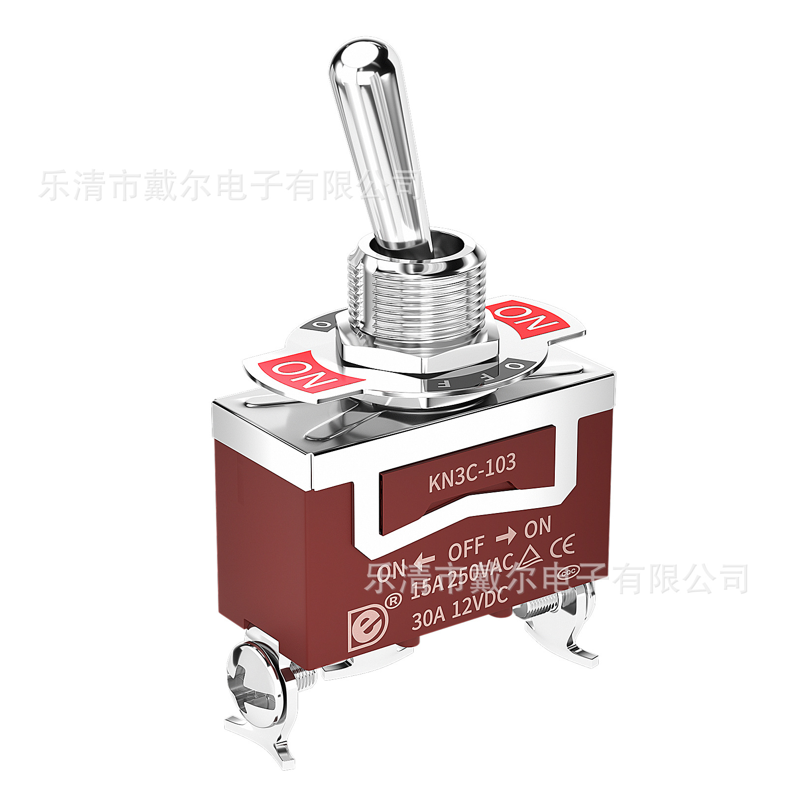 KN3C-103A 螺丝脚钮子开关 摇头开关 摇杆开关 3档钮子开关