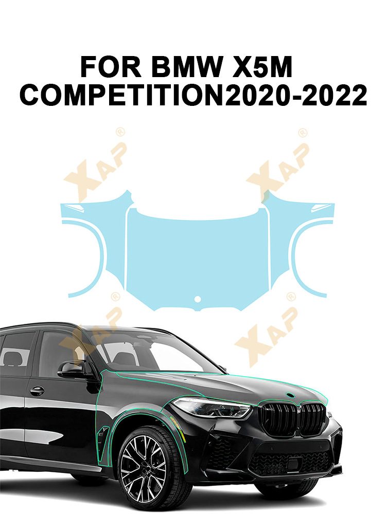 Cross-border exclusive for BMW X5MF95 competition version 20-22TPU invisible paint anti-scratch protective film