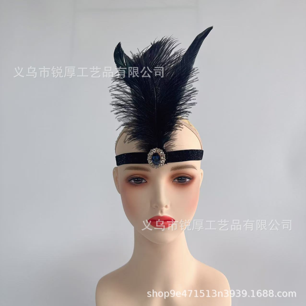 1920s GATSBY 盖茨比 舞会珍珠耳环手链项链头饰婚礼派对复古套装