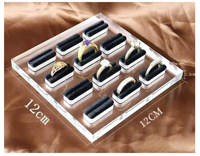 Simple Style Style 1 Piece Arylic Simple Style Transparent Jewelry Rack