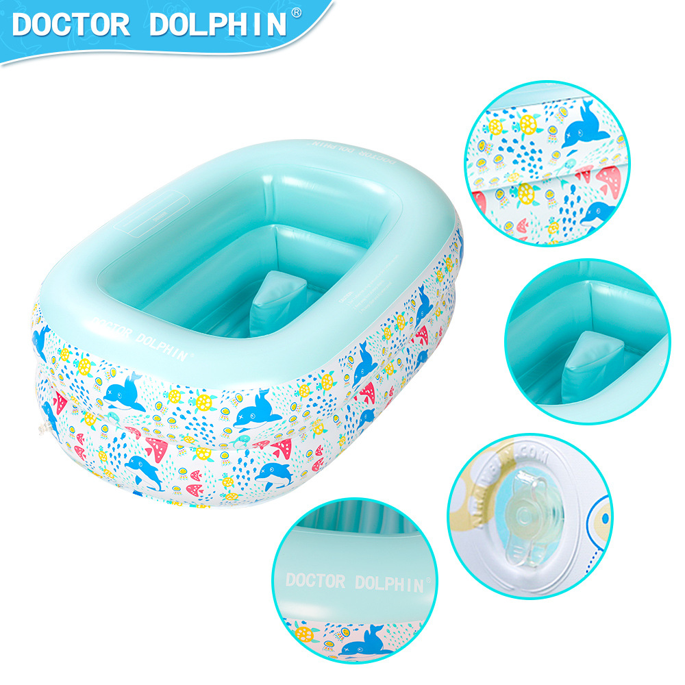 Doctor Pig Baby Bathtub Ocean Kingdom Bathtub Inflatable Bathtub pequeña bañera doméstica