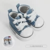 20cm Cotton Baby-Simple Canvas Shoes-Blue