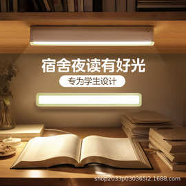 美.的台灯大学生宿舍学习专用柔光护眼阅读灯磁吸酷毙灯充电小夜