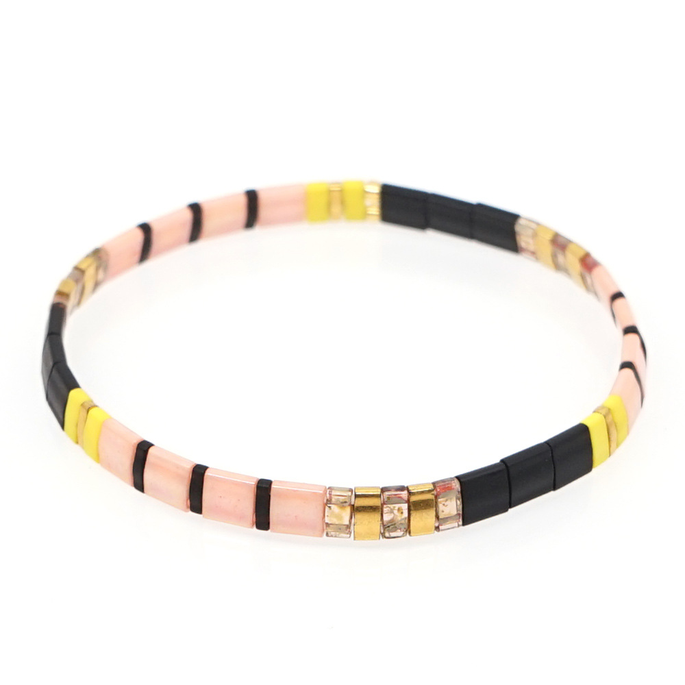 Nihaojewelry Wholesale Jewelry Simple Bohemian Multi-layered Woven Gold Beads Bracelets display picture 27