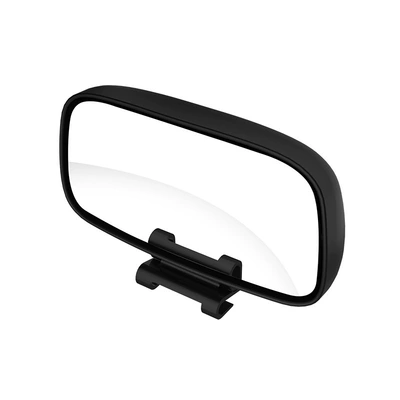 Car Rearview Mirror, Coach Mirror, Reversing Auxiliary Mirror, Blind Spot Mirror, Large Field of View Mirror, Adjustable Angle (Large field of view rear view auxiliary mirror) - 3r-093-black-one