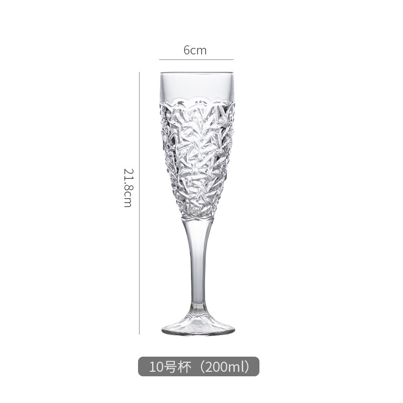 Ins en línea vinos rojos vinos europeos caseros tazas de champagne tazas de cristal sin plomo tazas de pie alto