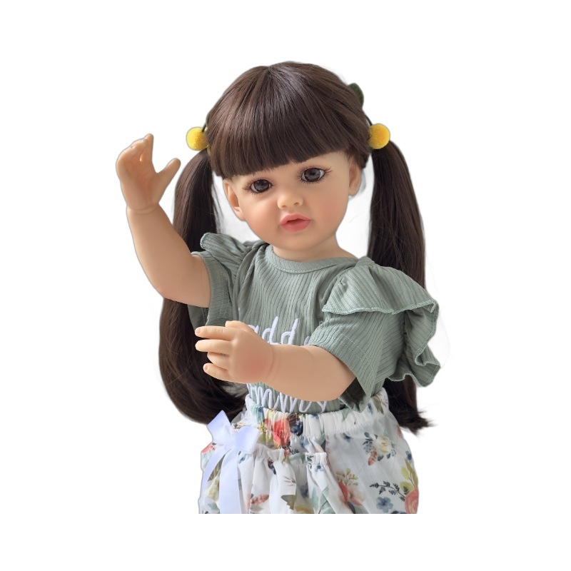 NPK productos genuinos 55cm hoja de loto manga corta completa simulación de pegamento muñeca Betty transfronteriza