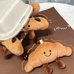かわいい漫画の棒の牛の角の包みのぬいぐるみのパンの包みは飾りの子供機の卸売りを包みます。