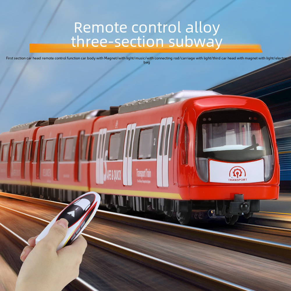 [Electromagnetic + Connecting Rod] Kaimei Remote Control Alloy Real Voice Sound Simulation Train Head Light Model