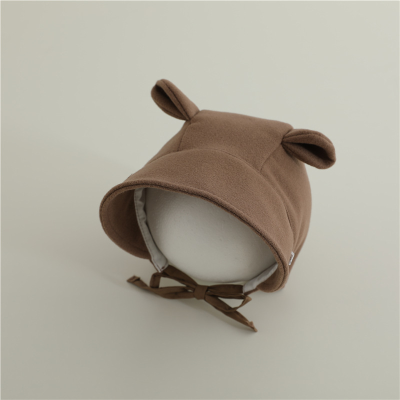 Sombreros para bebés otoño lindos pequeños oídos gorras para bebés super lindos protectores de oídos para bebés niños y niñas gorras de moda