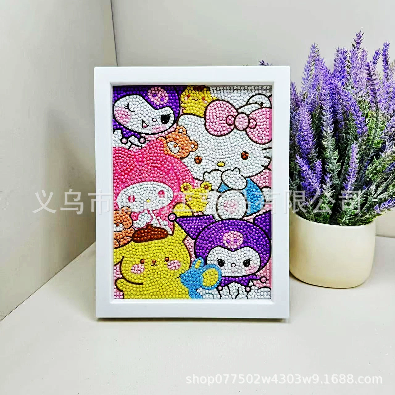 Набор для алмазной живописи Sanrio Kuromi, 17×22 см пластиковая рамка, набор для творчества DIY для детей