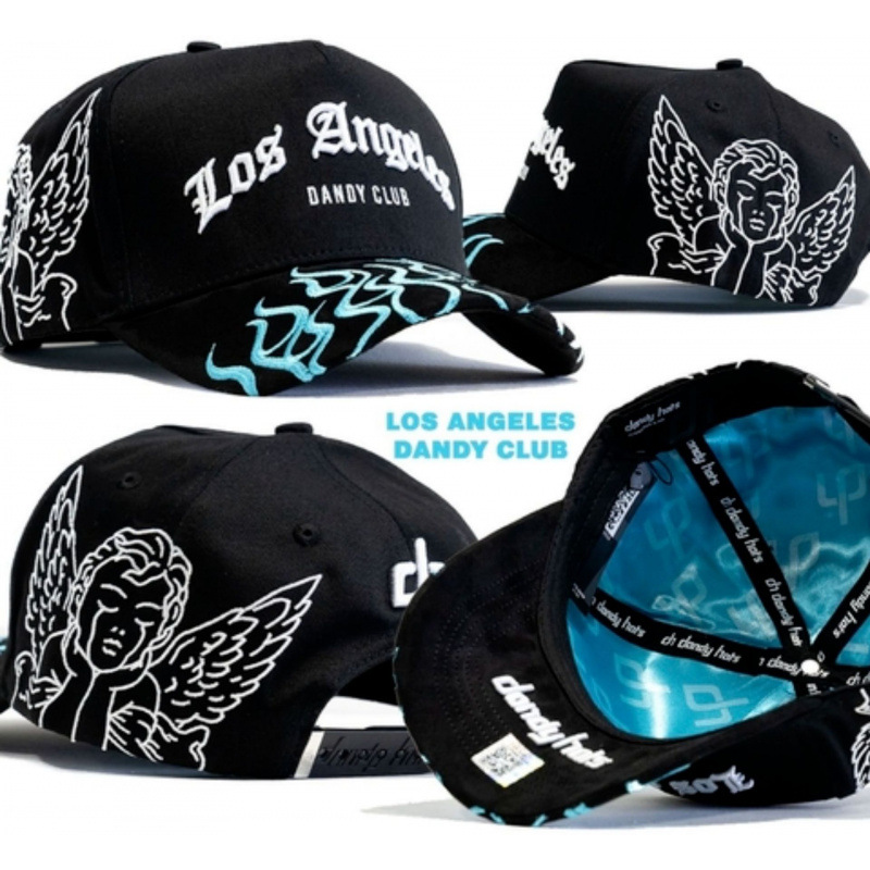 Tendencia transfronteriza hip hop Dandy Dandy sombrero con letras de diamante sombrero de pato doblado a lo largo del sombrero de béisbol image 15