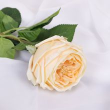 阿莫克欧式高档仿真奥斯汀 餐桌茶几仿真花 手感保湿玫瑰花