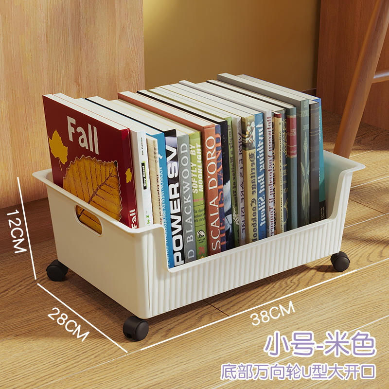 Estudiante libro merienda gabinete de almacenamiento rack de almacenamiento dormitorio Mesa mochila estación polea carro móvil con ruedas