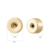 Round cake 4mm coffee gold 1.0 teeth