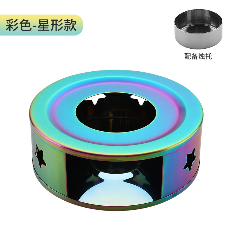 Estilo coreano de acero inoxidable té calentador hogar al aire libre estufa té cocina calefacción base té calentador ventas directas de la fábrica en stock