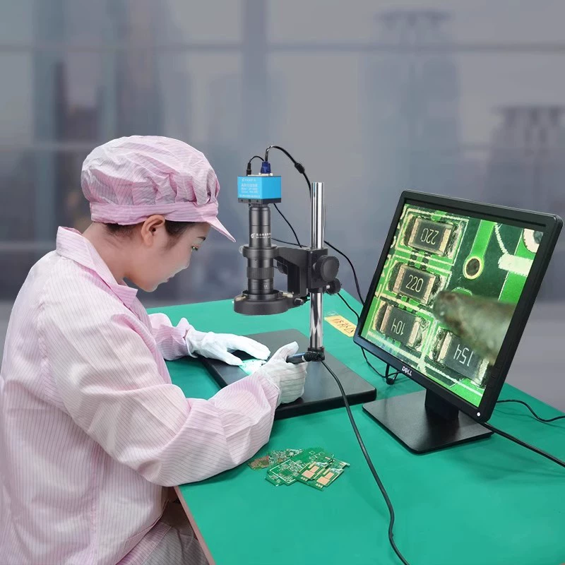 Микроскоп 2 миллиона усилитель ККД ХД электронный видео-ВГА/УСБ цифровой промышленный GP-660V может сфотографировать