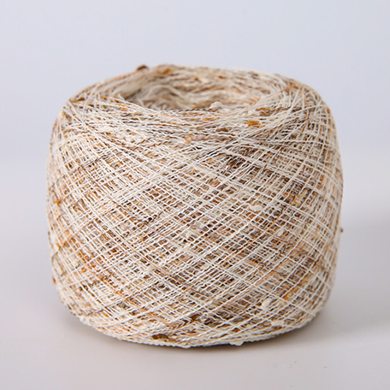 段染水结珠 100%聚酯纤维 特种花式纱七彩结子纱针织纱线现货供应