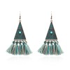 Accessory, fashionable metal earrings, jewelry, boho style, European style, wholesale