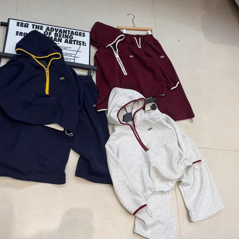 Children's Clothing Wholesale Girls' Suits Spring & Fall 25 New Kidsren's Little Girls Hooded Sports Sweatshirt Plus Pants Two-Piece Set