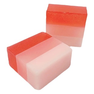 Color matching strawberry honey goat milk handmade soap hand gift diy soap bath soap bath Christmas gift