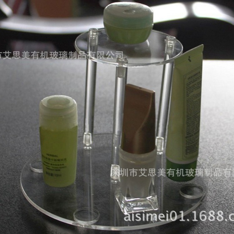 亚克力化妆品展示用品展示架展架托架 桌面收纳用品生产工厂
