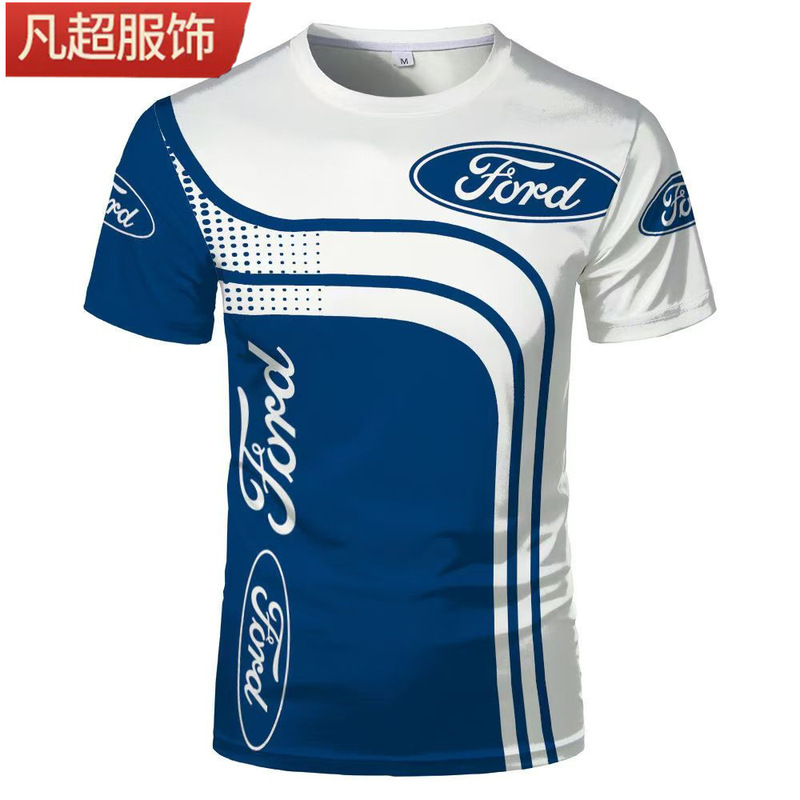 3D printing fashion Ford Mustang car T-shirt men and women