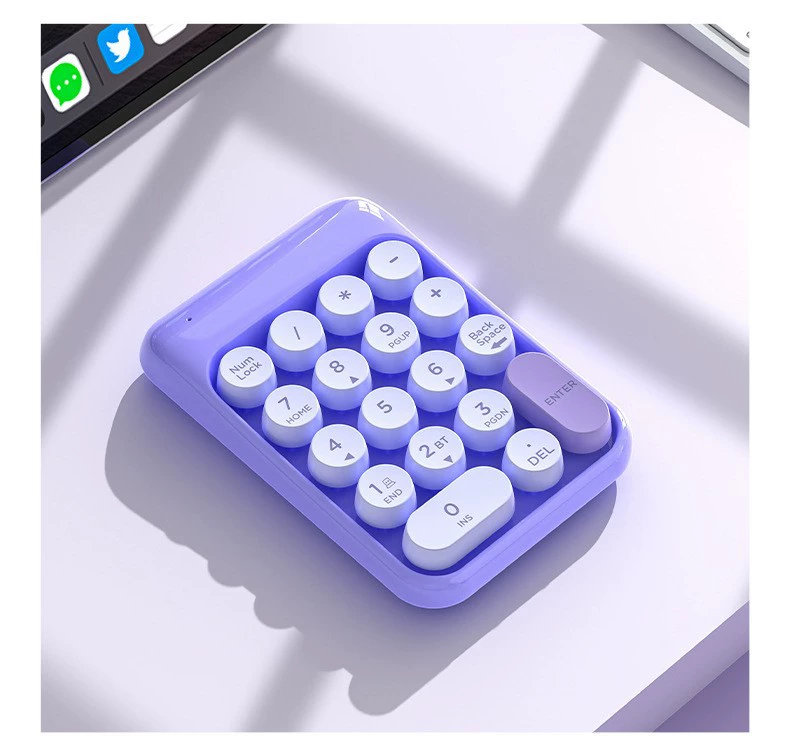 Mute keyboard, bluetooth