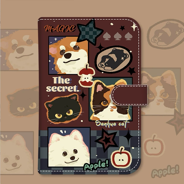 [Secret Cats and Dogs] Buckle-Passport Case