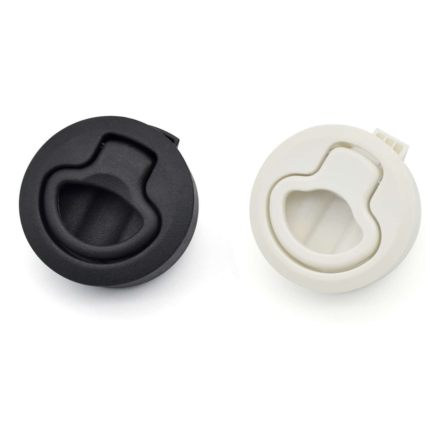 Kh&oacute;a s&agrave;n nylon m&agrave;u đen Aishuo/trắng kh&oacute;a k&eacute;o v&ograve;ng tr&ograve;n kh&oacute;a k&eacute;o đầu tr&ograve;n RV phần cứng thuyền phụ kiện phần cứng du thuyền