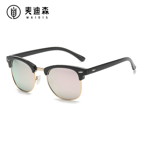 Jet 8830 men's and women's sunglasses, sunglasses, rivets, foreign trade best-selling glasses, retro polarized sunglasses