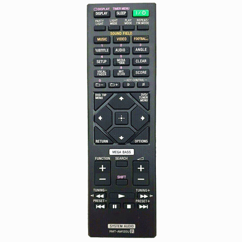 Rmt-Am120U Is Suitable for Audio Remote Controls Mhc-V7D, Shake-X7D, Mhc-Gt3D Rmt-Am120U Is Suitable for Audio Remote Controls Mhc-V7D, Shake-X7D, Mhc-Gt3D