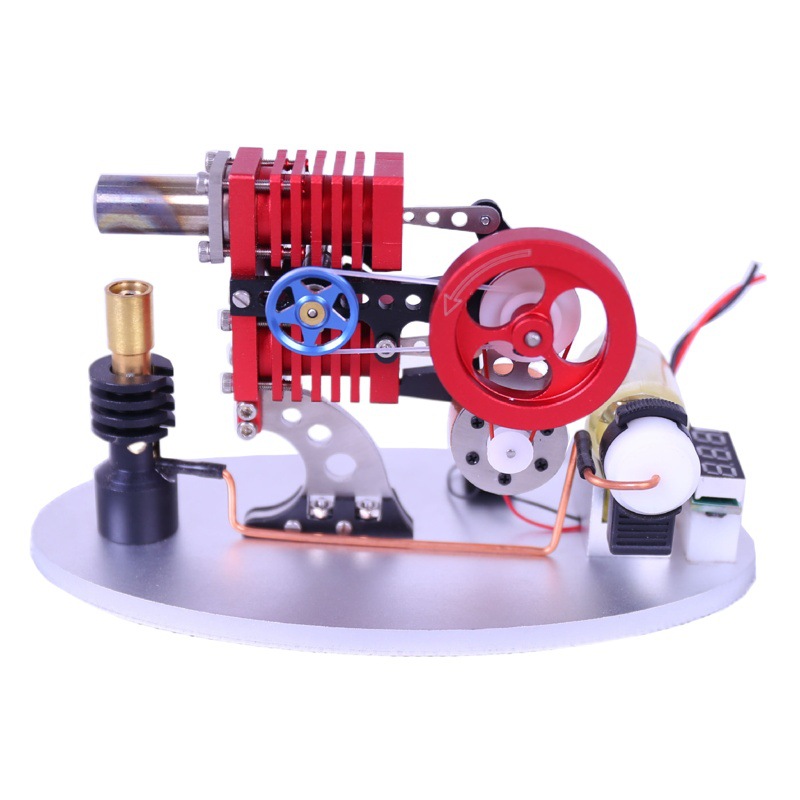 Xuanke balancín Stirling motor modelo externo turbina de gas física educativa juguetes novedosos tecnología creativa artesanía