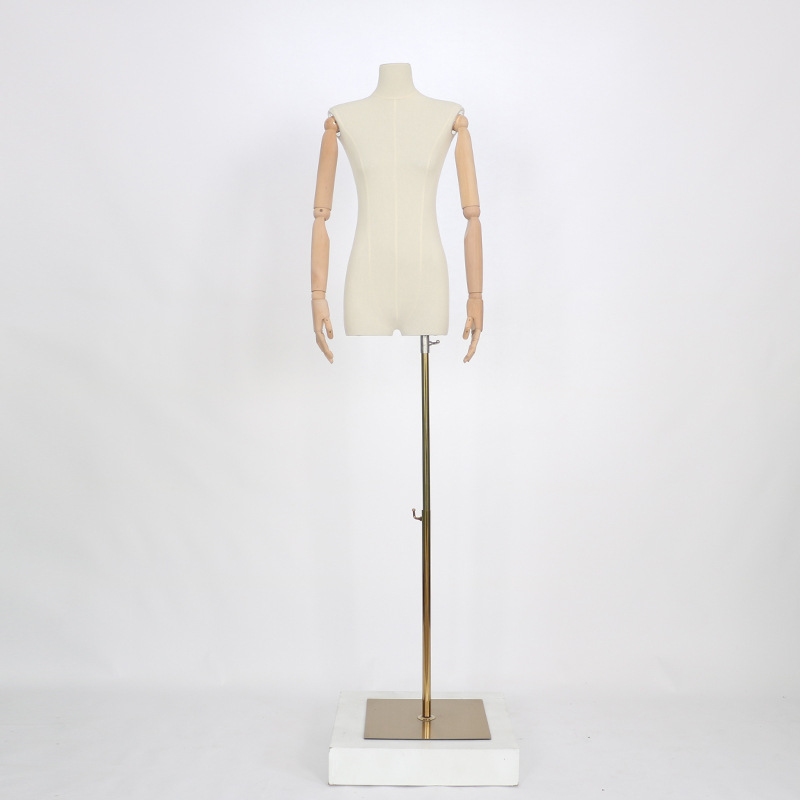 Mejorada modelo plano accesorios de las mujeres medio cuerpo ventana soporte muñeca tienda de ropa cuerpo modelo soporte de exhibición de cuerpo completo