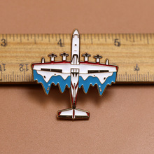 珠海航展AG600模型胸针 大型水陆救援机鲲龙徽章 军迷收藏纪念品