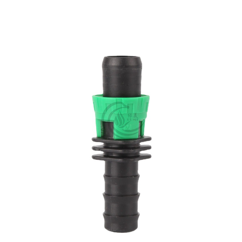 Conector Recto para Cinta de Riego por Goteo 16mm a Tubo PE 16mm Conexión Fácil