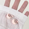 Fuchsia mosquito coil, ear clips