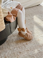 韩版蝴蝶结女童春秋打底裤祙子芭蕾儿童双针儿童棉袜批发