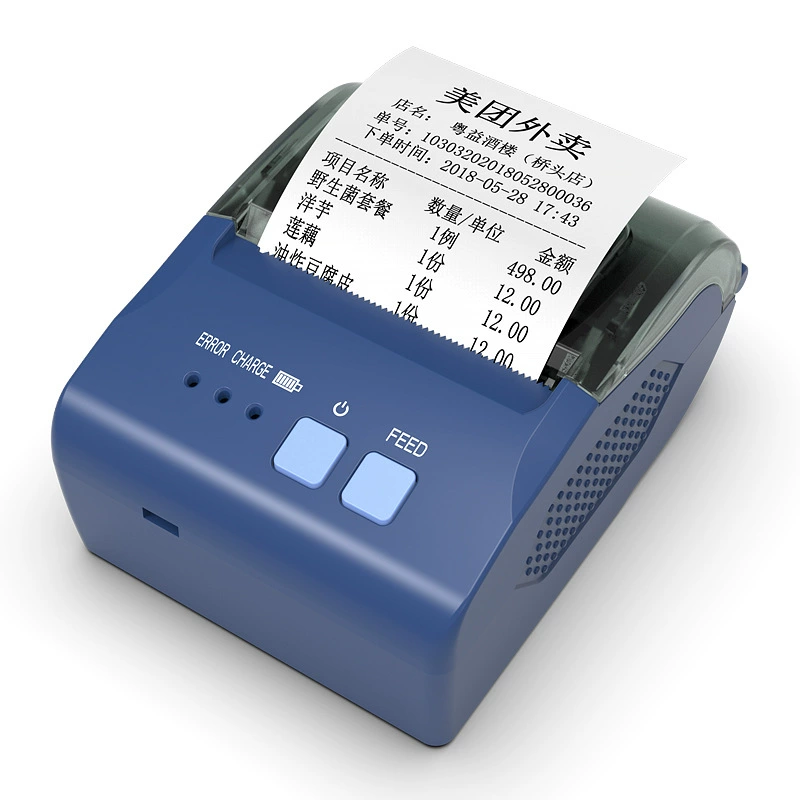 Компактный ручной принтер, 58 мм, Bluetooth, Android, прямые продажи с завода