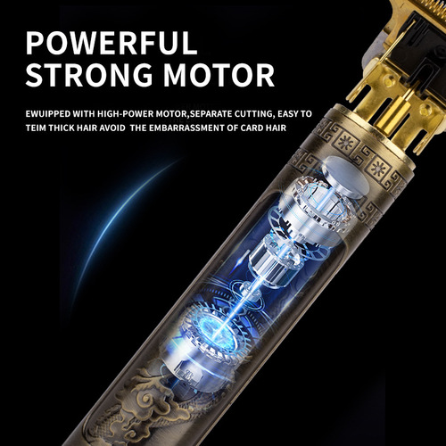 Cross-border new USB rechargeable hair clipper electric clipper oil head engraving electric clipper hair clipper shaving knife wholesale