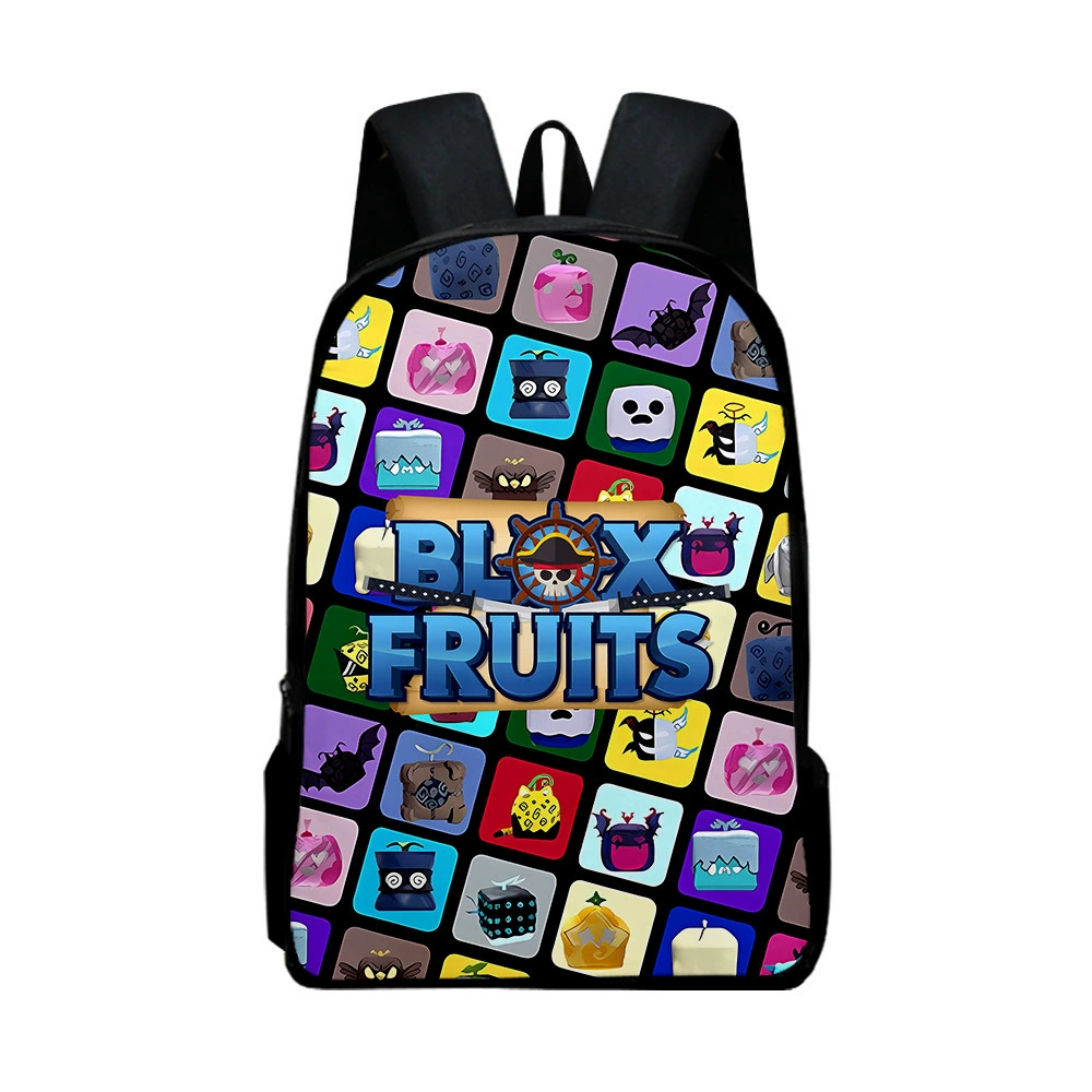 3D новый продукт ROBLOX игра BLOX FRUITs рюкзак рюкзак Oxford ткань начальная и средняя школа школьные сумки
