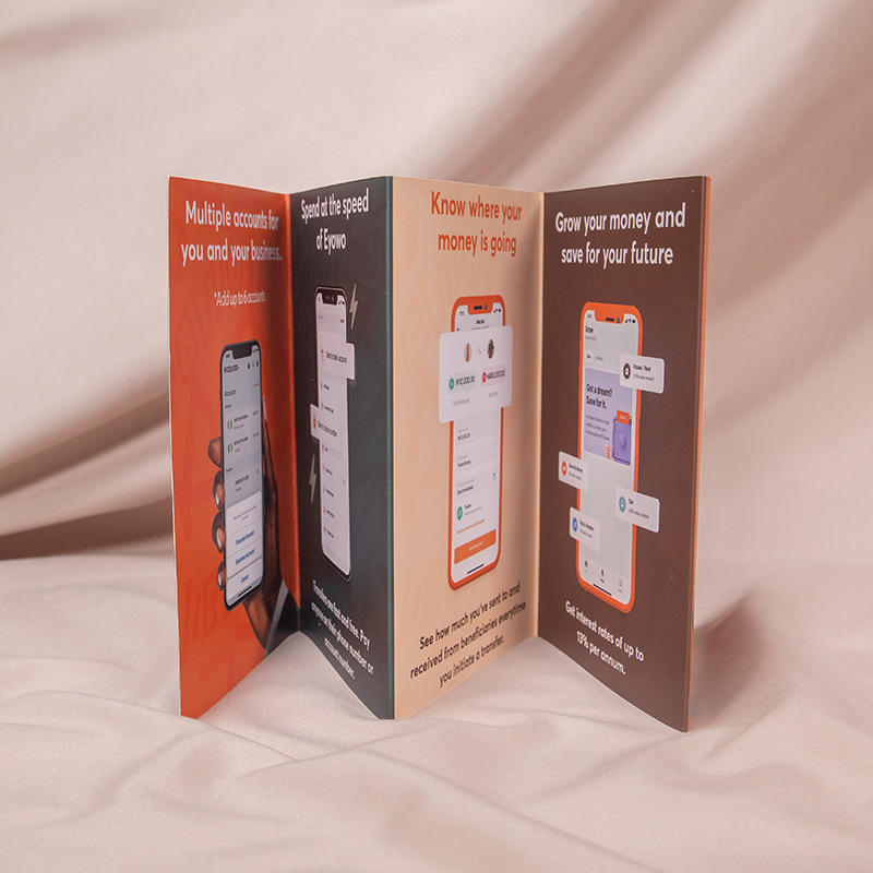 彩色折页产品说明书彩印菜单宣传单页员工手册印刷厂家批发