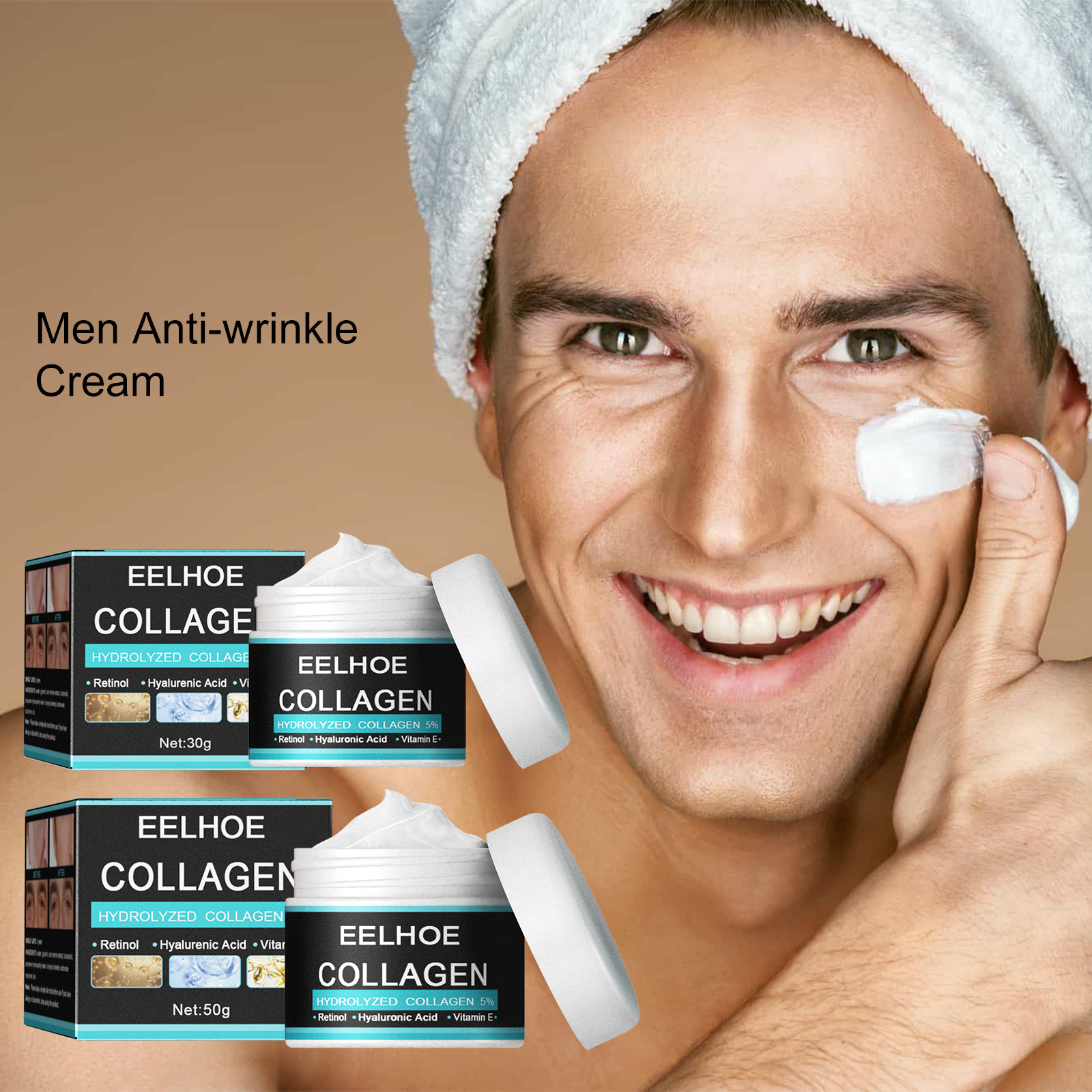 LT Men's Anti-Aging Cream Skin Brightening Moisturizing Facial Firming Fading Fine Lines Hydrating Moisturizing Cream