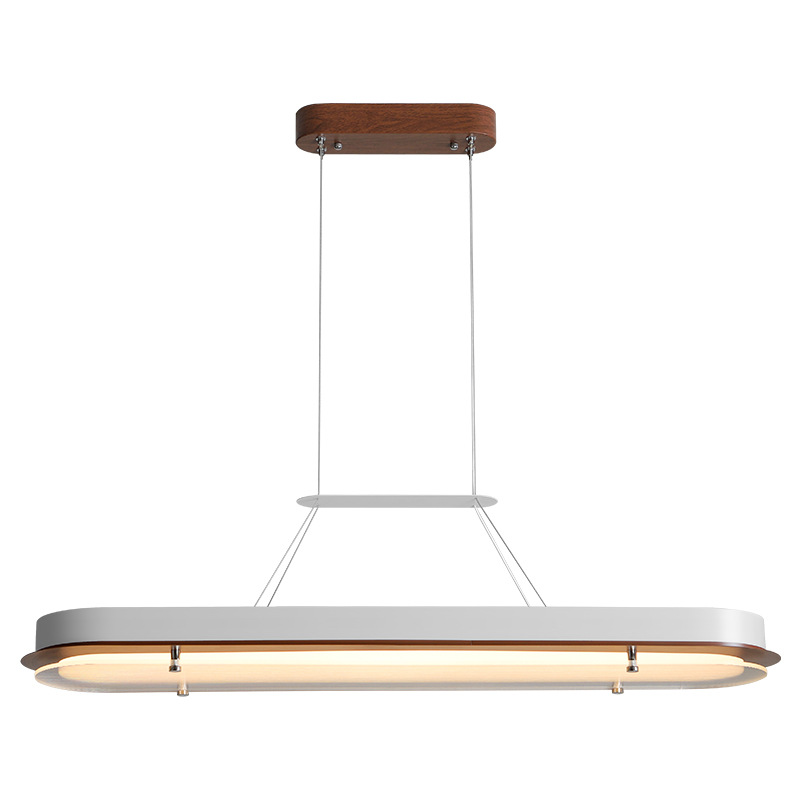 Lámpara del restaurante minimalista Bauhaus una lámpara de barra larga diseñador de alto nivel de la isla de la mesa de la lámpara principal del comedor 473L