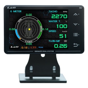 Three-generation LUFI XS car modification multifunctional OBD + GPS meter water temperature turbine oil temperature meter G value gyroscope
